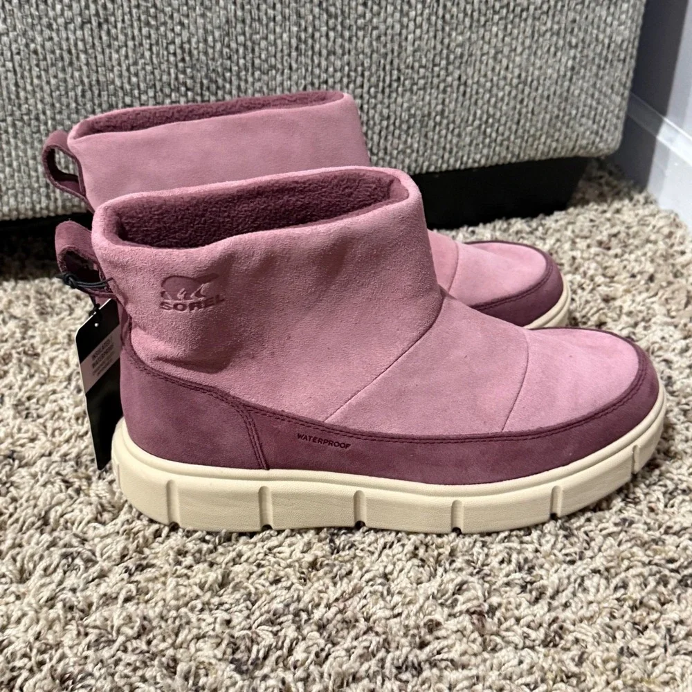 Sorel Explorer III Slip-On Waterproof Wild Berry NY5172-627 Womens 7